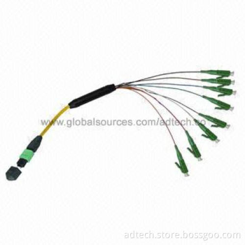 MPO MTP Fanout Cable Assemblies, MPO MTP to LC 8 Fibers SM Fanout Cable